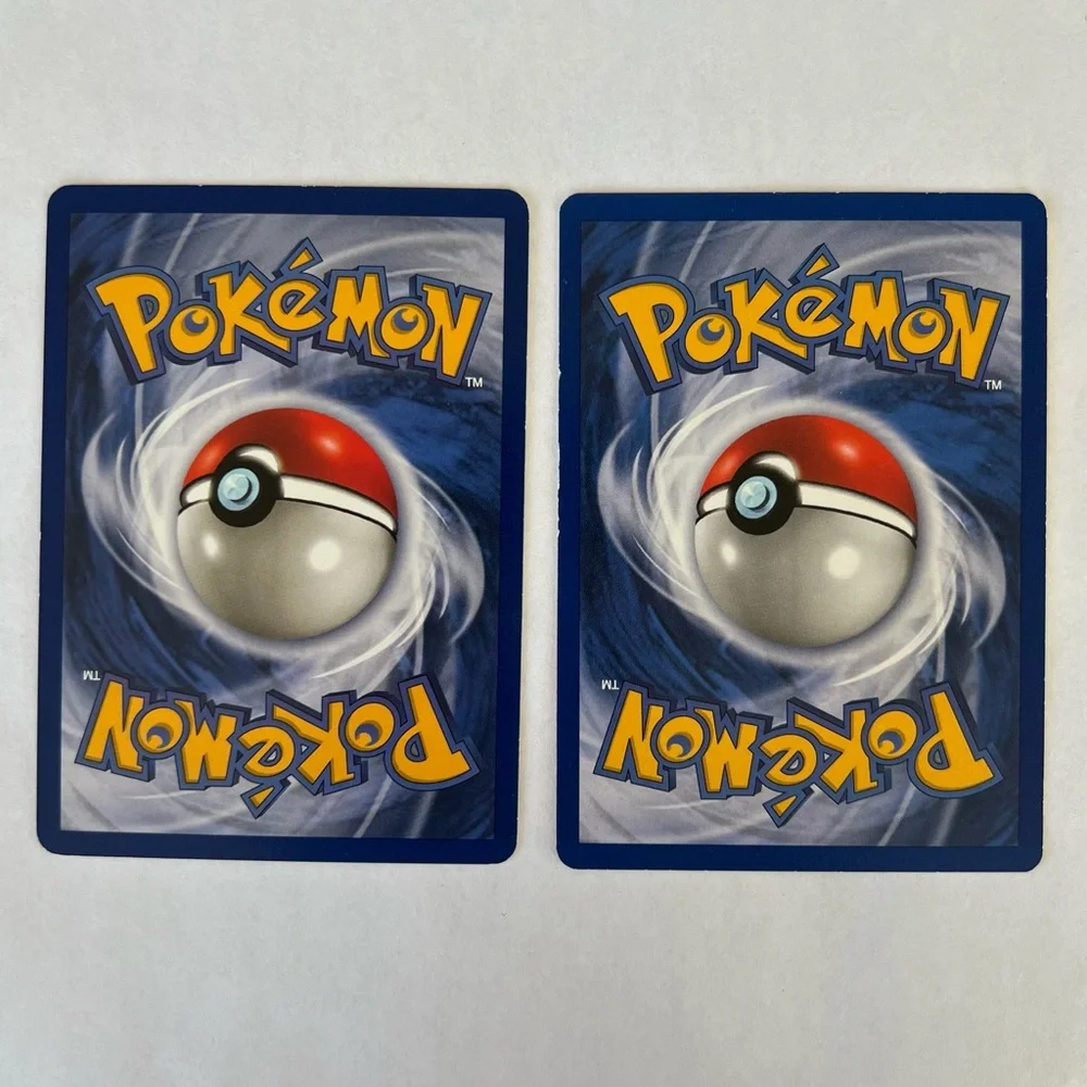 Vintage Pokemon Shellder & Cloyster Fossil Set Playing Card
